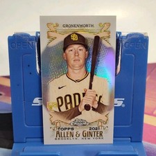 2021 Topps Allen &amp; Ginter Chrome Jake Cronenworth #99 Mini Refractor Padres RC