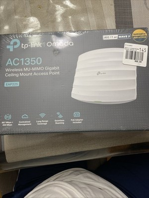 TP-Link AC1350 (EAP225) Wireless MU-MIMO Gigabit Ceiling Mount Access Point
