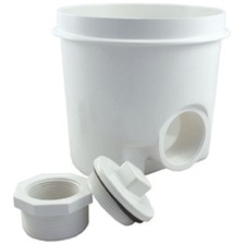 Zodiac 25521-000-000 Gunite Main Drain 1/2" White Pool System
