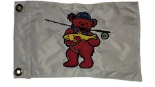 Custom Grateful Dead Fishing Bear safety flag ATV UTV Sailboat BOAT