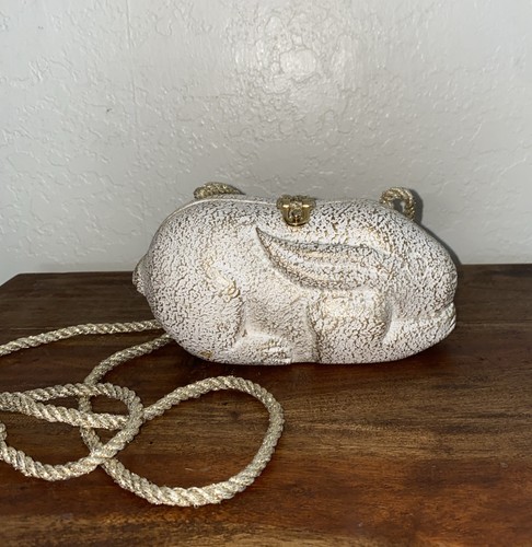Timmy Woods Beverly Hills Small Bunny Clutch Purse