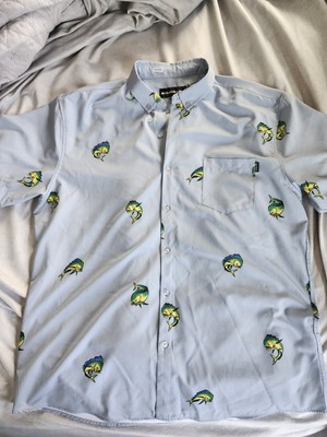 Molokai Surf Co XXL Used Mens Button Down Shirt