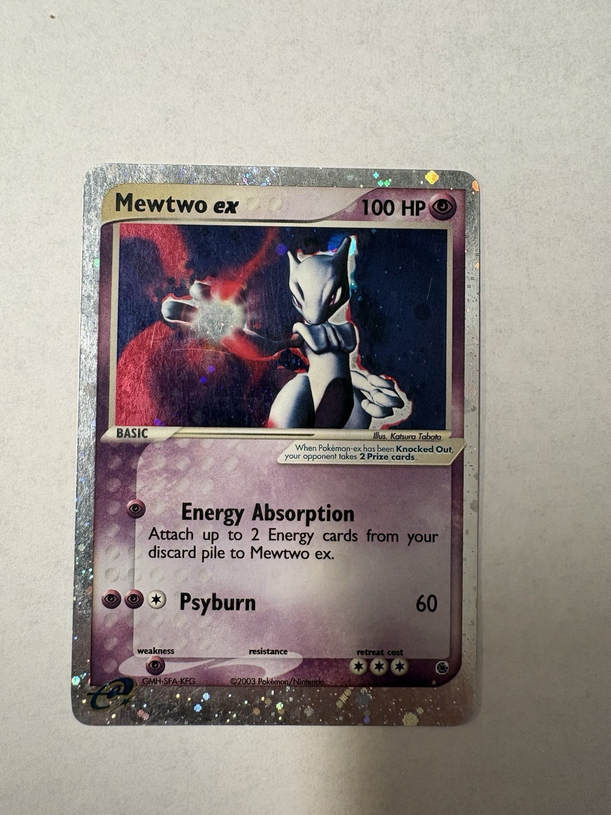 Mewtwo EX 101/109 EX Ruby & Sapphire NM/LP