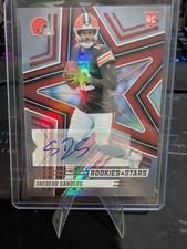 2025 Rookies & Stars Shedeur Sanders Refractor Rookie Auto Browns RC 🔥🔥