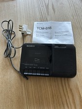 Vintage original Sony Cassette Corder - TCM 818 - Working - Used/Good Condition