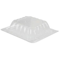 Dinex DX11840174 Disposable Square Dome Lid for DXSB1207, DXSB607 and DXSB907,