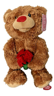 Sound n Light 11'' Smooth Animated Swaying Bear Sings ''Let's Get It On''