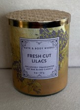 ALL NEW Fresh Cut Lilacs 30-50 hour Single Wick Candle 8 oz Bath  Body Works