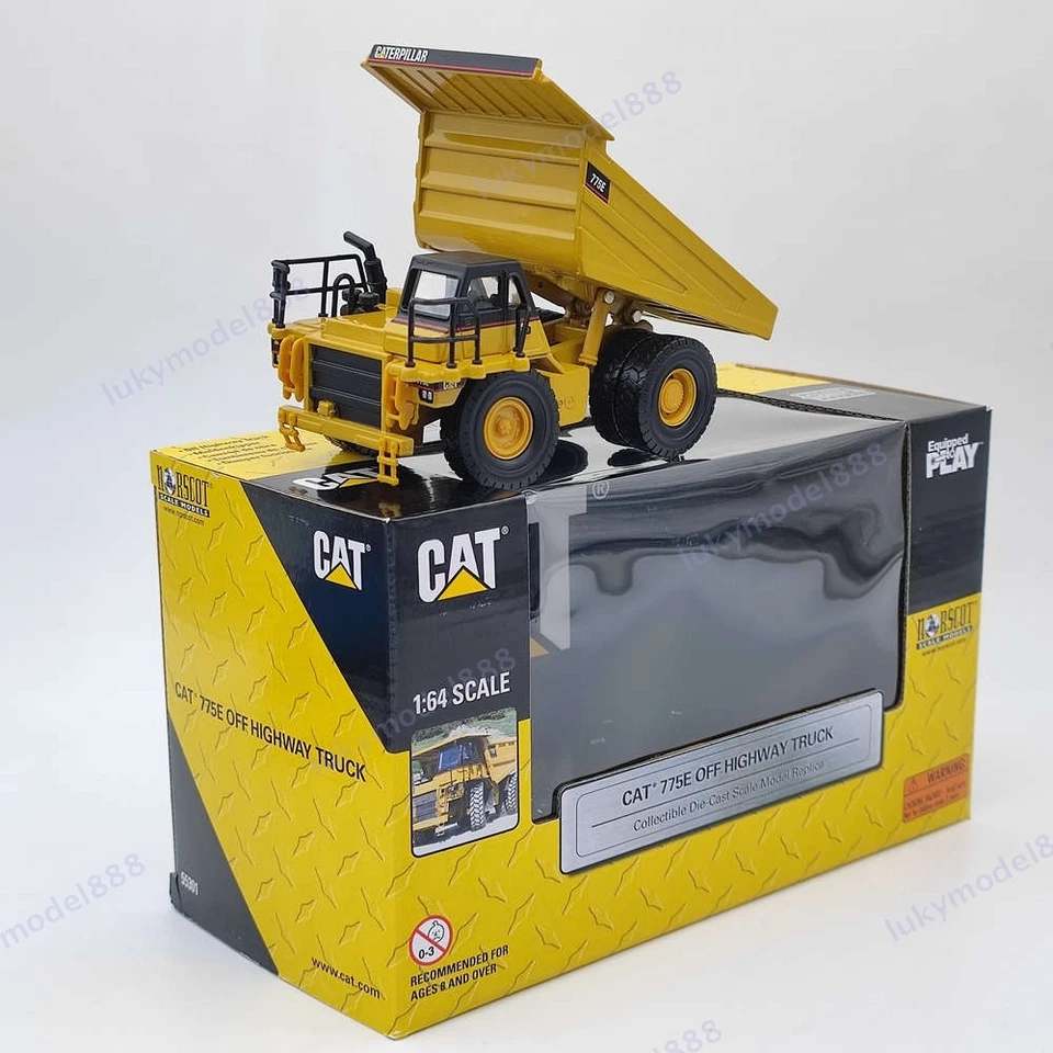 1:64 Norscot 55301 CAT Caterpillar 775E Off Highway Dump Truck Diecast Model - Image 3 of 4
