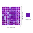 12 Pcs Shimmer Wall Backdrop Panels Square Sequin Party Decoration Purple 3x4 Ft — photo 9
