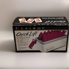 Clairol Quick Lift Heated Styling Clips 1993 Model L-12 Pageants Working VTG