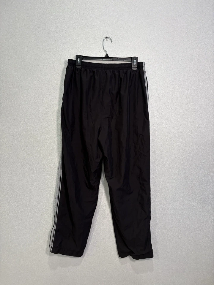 Pantalones deportivos Y2K Wilson tenis preppy holgados anchos a rayas laterales forrados grandes 30x30 Foto 2 de 4