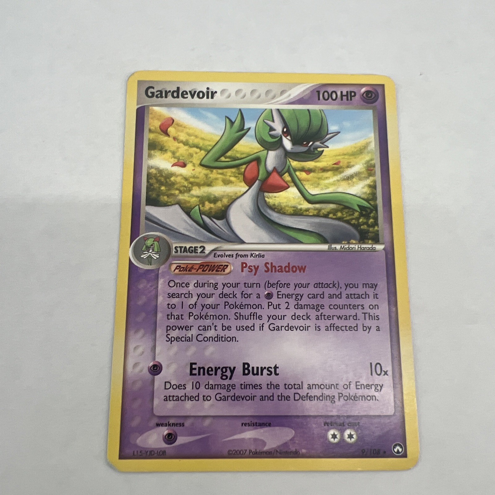 Gardevoir (EX Power Keepers) 9/108 Rare Deck Exclusives Pokemon MP