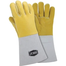 Ironcat Welding Gloves, Gauntlet Cuff, Reinforced Thumb 9060/XL