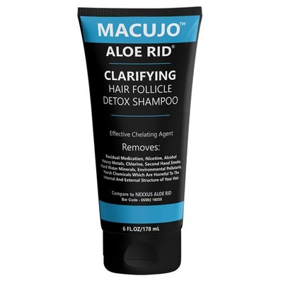 Macujo Aloe Rid Detox Shampoo Method Effective Chelating Agent for Pollutants...