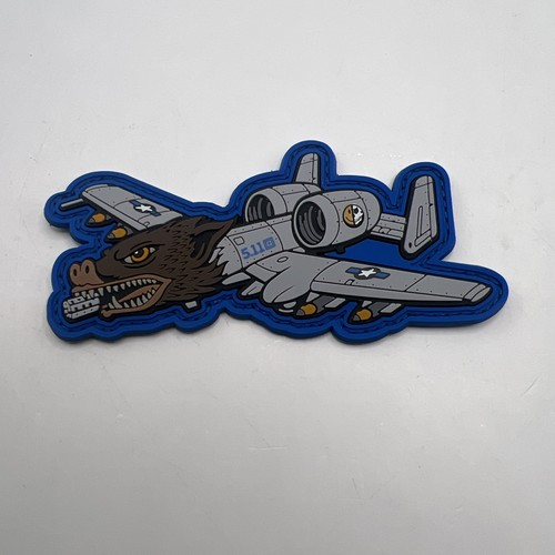 5.11 Tactical Warthog Patch A-10 A10 Thunderbolt Ground Attack Aircraft Plane