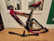 Carbon frame 18'' Scott Genius MC20 full suspension mountain bike