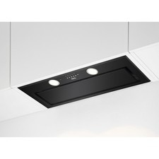 Image of AEG 6000 Series 80cm Canopy Cooker Hood with Hob2Hood - Matt Black DGE5861HB