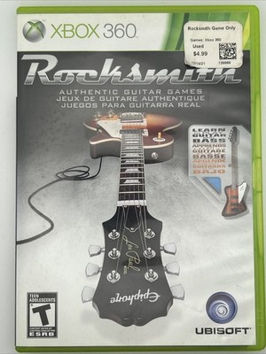 Rocksmith (Xbox 360) | Complete CIB w/ Manual | Tested & Working Music Game