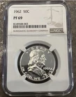1962 Type 2 Franklin Half Dollar PF69 TOP Coin!!!! Rare PF69