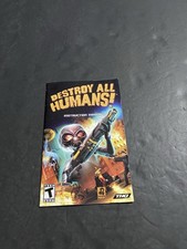 Destroy humans ps2 Manual only