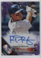 2016 Topps Chrome Rookie Purple Refractor 1/250 Rob Refsnyder #RA-RR Auto 10ea