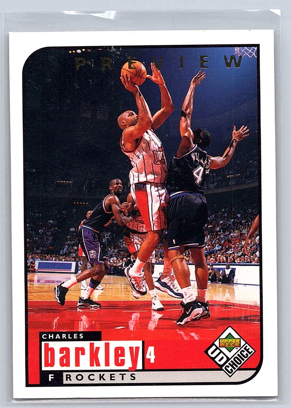 CHARLES BARKLEY - 1998-99 Upper Deck UD Choice #50 - Base Preview Insert