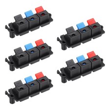 3 Way Spring Terminal Clip Push Release Connector Plate Strip Block WP3-19 5Pcs
