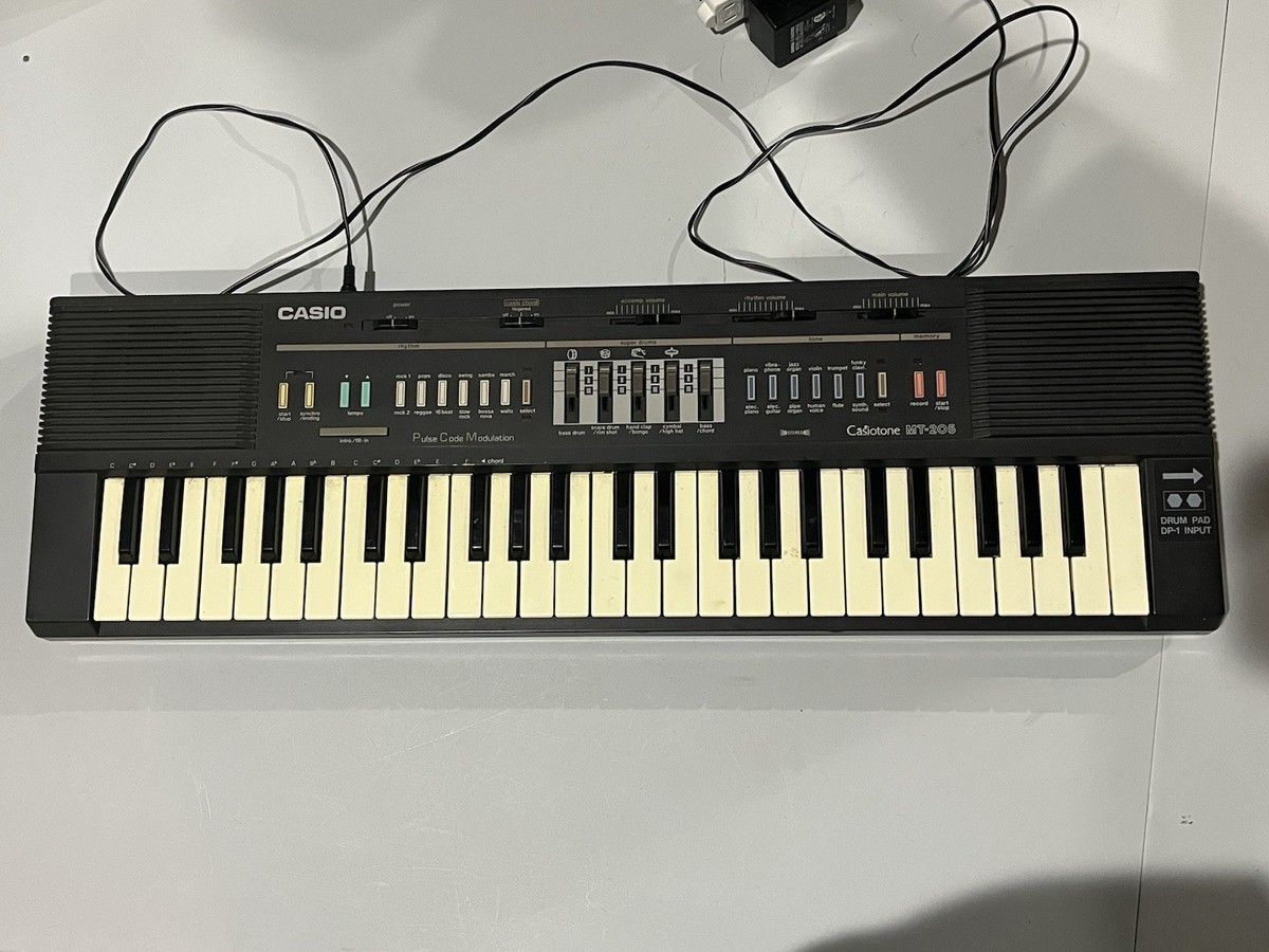 鍵盤楽器 CASIO/ Casiotone MT-205 Vintage Casio Casiotone MT-205 Electronic Keyboard Piano Tested +
