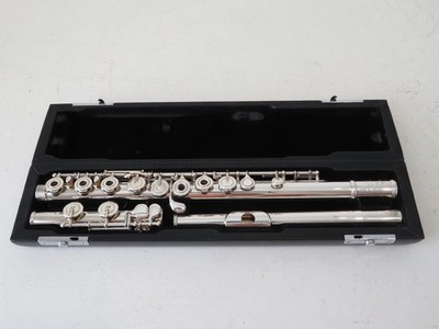 Miyazawa PA-101RE versilberte massive Silberlippenplatte offene gelochte Flöte