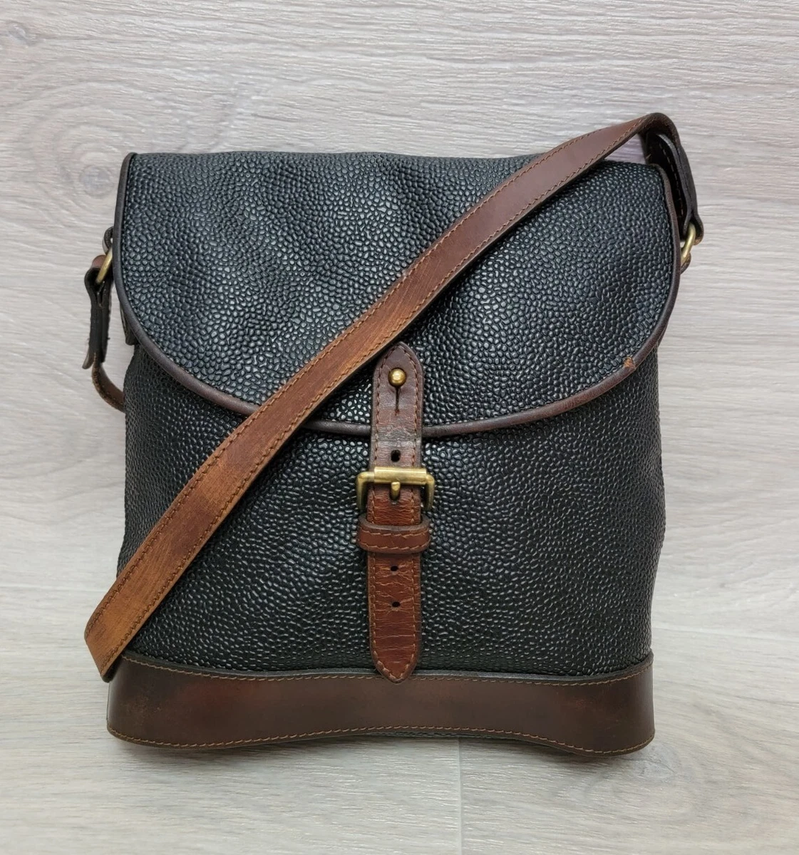 Mulberry, Bags, Vintage Mulberry Brown Leather Crossbody Bag