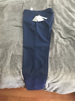 zara blue trouser suit