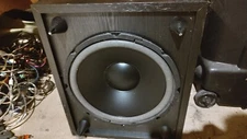 BIC AMERICA V1220 down firing subwoofer home theater 12"
