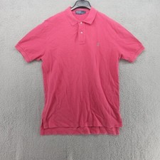 Polo Ralph Lauren Shirt Mens Large Pink Polo Barbiecore Preppy Classicore