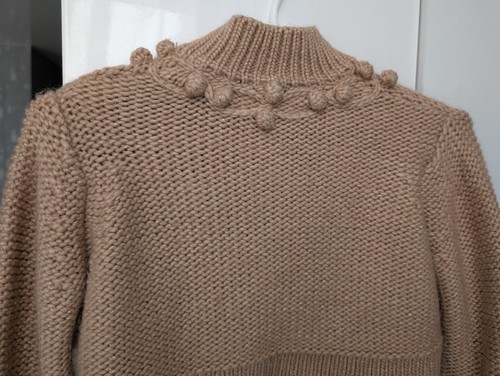 Christian Dior Kids Girls Knit Wool Alpaca Cropped Sweater Sweatshirt Top Jacket - Picture 9 of 15