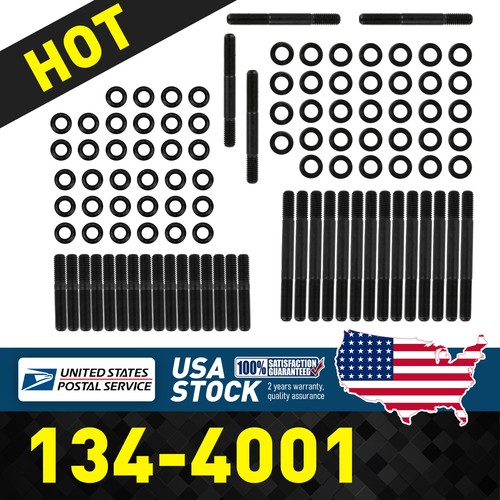 SMALL BLOCK FOR CHEVY STAINLESS ENGINE STUD / BOLT KIT SBC 283 305 327 350 400 A
