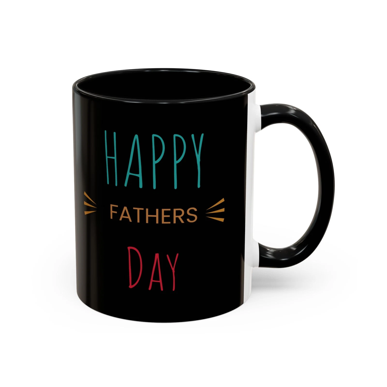 Happy father's day, Perfect gift, Accent Coffee Mug