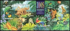 AUSTRALIA 1389a (SG1484) - Australian Zoo "Souvenir Sheet" (pb77650)