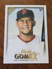 2018 Topps Gallery #135 Miguel Gomez San Francisco Giants Rookie