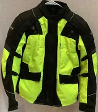 Tourmaster Transition 4 Jacket, Yellow/Black Women's Medium, Armor, w/Liner NICE
