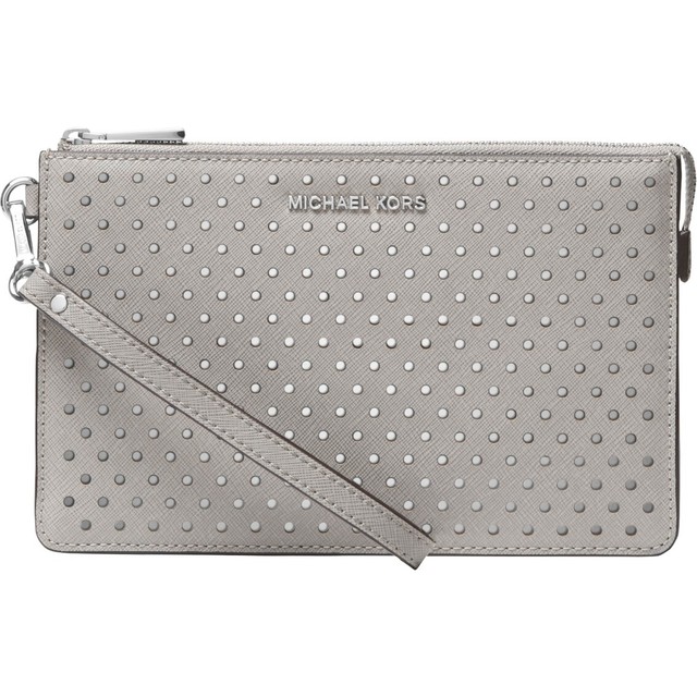 michael kors grey wristlet
