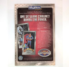 1994 Superman The Man of Steel SkyBox Trading Cards Vintage Classic Ad Promo