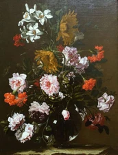 high quality oil painting 100% handpainted on canvas "Still life with  flowers"