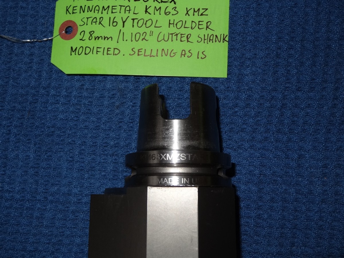 MAZAK INTEGREX KM63 XMZSTAR16Y TOOL HOLDER.MODIFIED.SELLING AS IS