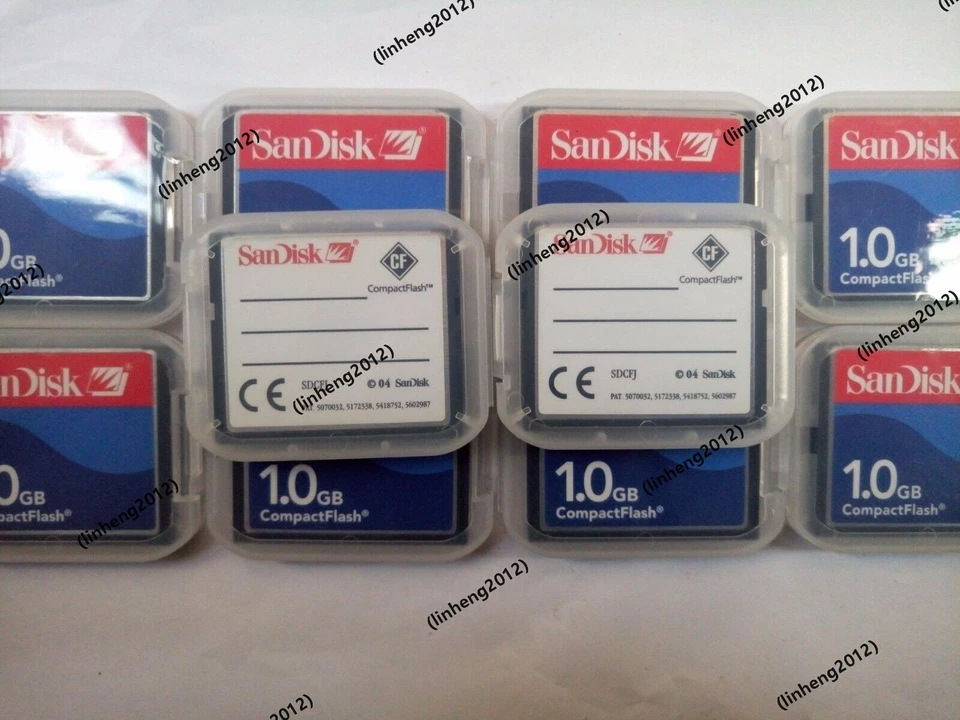 10PCS Sandisk 1GB CF Compact Flash Card 1GB CF Memory card SDCFJ - Image 2 of 3