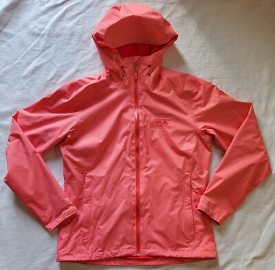 Mountain Hardwear Pink Full Zip Finder Hooded Rain Jacket Women's M 1591591