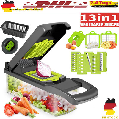 MULTISCHNEIDER SLICER DICER Gemüseschneider Gemüsehobel Zerkleinerer Zwiebel Dhl