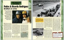 Pedro & Ricardo Rodriguez - World Of Cars - A Century Of Cars - Hachette Page