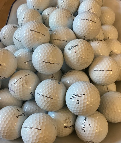 24 Titleist ProV1 / ProV1x Golfbälle 2021 / 2022 Modell B Klasse 2 Dutzend