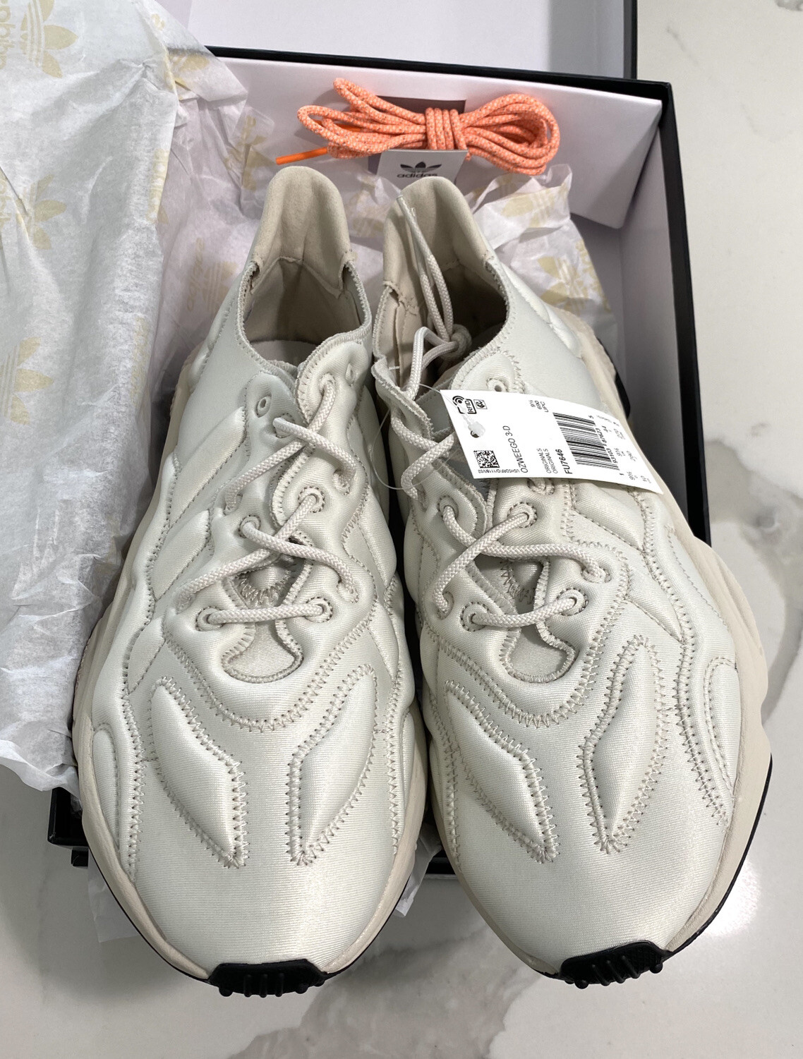 ozweego tech clear brown